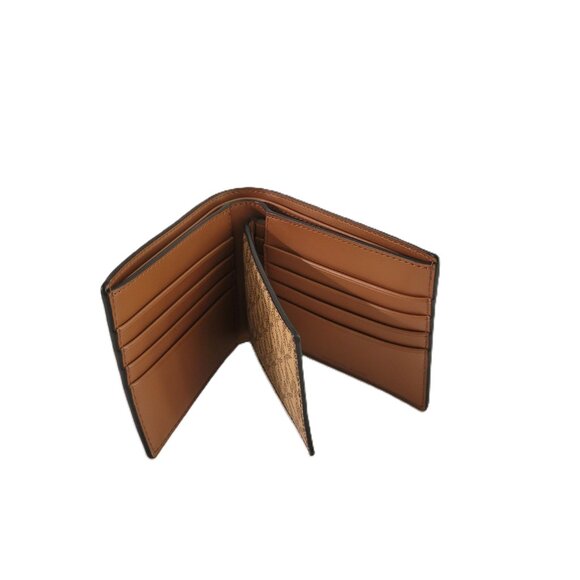 Michael Kors Cooper Billfold Passcase Wallet Bifold Daisy Yellow MK Logo - Picture 6 of 8